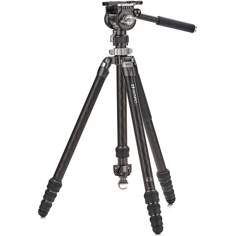 KingPod 4-Section Tripod with FS36PRO Head (Carbon Fiber) Image 0
