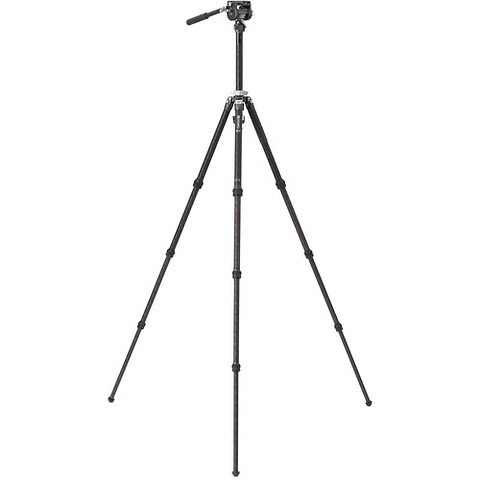 KingPod 4-Section Tripod with FS36PRO Head (Carbon Fiber) Image 3