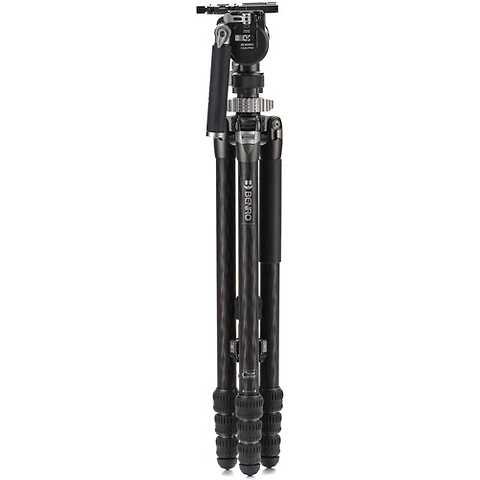 KingPod 4-Section Tripod with FS36PRO Head (Carbon Fiber) Image 1