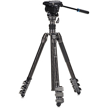 Rhino S4PRO Video Tripod Kit with Flip Locks (Carbon Fiber) Image 0