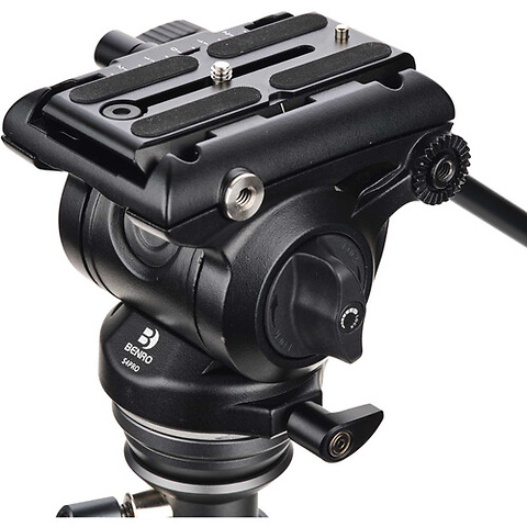 Rhino S4PRO Video Tripod Kit with Flip Locks (Carbon Fiber) Image 1