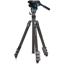 Rhino S6PRO Video Tripod Kit with Flip Locks (Carbon Fiber) Image 0
