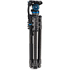 Rhino S6PRO Video Tripod Kit with Flip Locks (Carbon Fiber) Thumbnail 2