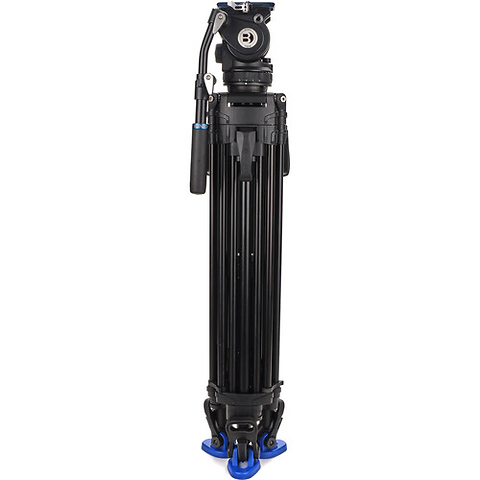 A673LL Lightning Lock Tripod Kit with BV6H PLUS Head (Aluminum, 75mm Bowl) Image 2