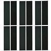 4 x 1 in. Black Adhesive Hook and Loop Strip (6 Pack) Thumbnail 0