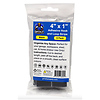 4 x 1 in. Black Adhesive Hook and Loop Strip (6 Pack) Thumbnail 1