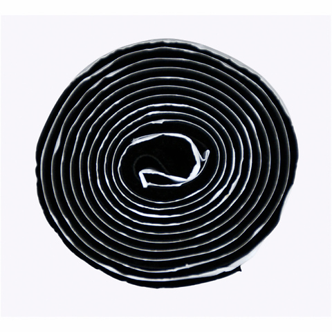4 ft. x 2 in. Black Adhesive Hook and Loop Roll Image 1