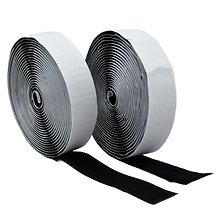 15 ft. x 1 in. Black Adhesive Hook and Loop Roll Image 0