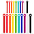 5 in., 8 in. Colored Hook and Loop Cable Tie (20 Pack)