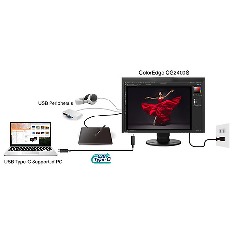 ColorEdge CG2400S 24.1 in. Full HD HDR Monitor Image 4
