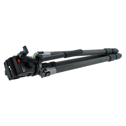 G1325 Carbon Fiber Tripod Legs with Manfrotto 503 Fluid Head Kit - Pre-Owned Image 0