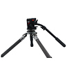 G1325 Carbon Fiber Tripod Legs with Manfrotto 503 Fluid Head Kit - Pre-Owned Thumbnail 2