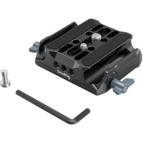 Universal Camera Baseplate with 15mm LWS Rod Clamp Image 0