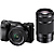 Alpha a6100 Mirrorless Digital Camera with 16-50mm II and 55-210mm Lenses (Black)
