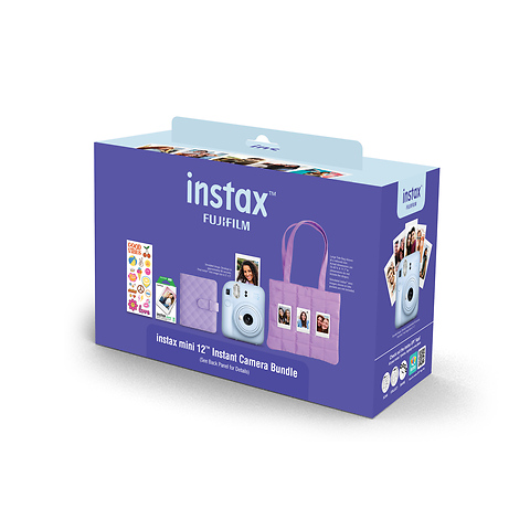 INSTAX Mini 12 Holiday Instant Film Camera Bundle (Pastel Blue) Image 8