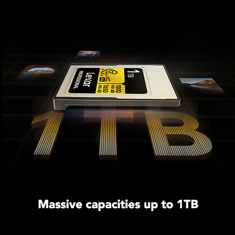 1TB Professional GOLD CFexpress 4.0 Type A Memory Card Image 9