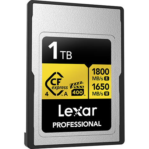 1TB Professional GOLD CFexpress 4.0 Type A Memory Card Image 1