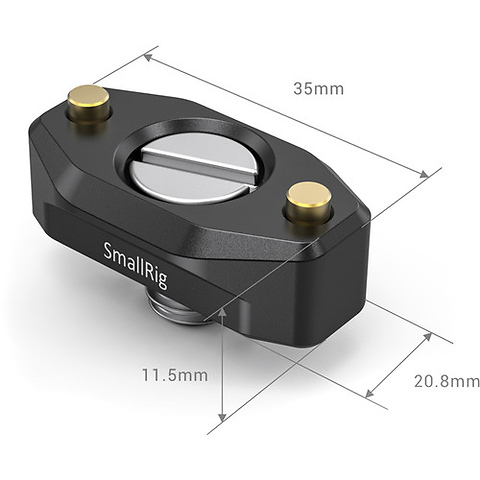 ARRI Accessory Mount NATO Rail (1.4 in. Length) Image 1
