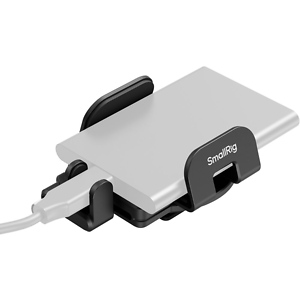 Mounting Clamp for External SSD with Cold Shoe Mount & Cable Clamp