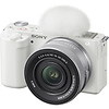 Alpha ZV-E10 Mirrorless Digital Camera with 16-50mm f/3.5-5.6 II Lens (White) Thumbnail 1