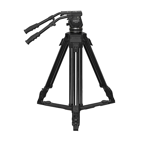 Delta Aluminum Tripod System w/Fluid Head 100mm Bowl - Pre-Owned Image 0