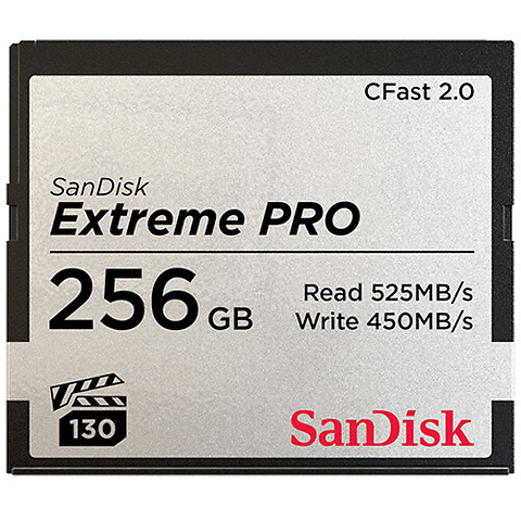 256GB Extreme PRO CFast 2.0 Memory Card Image 0