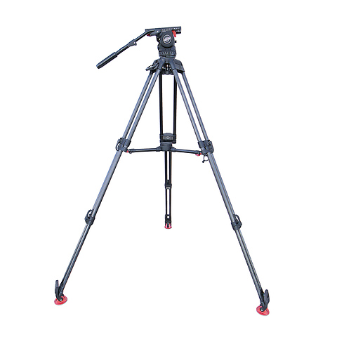 System Video 20 S1 Fluid Head HD w/Carbon Fiber Tripod Legs - Pre-Owned Image 0