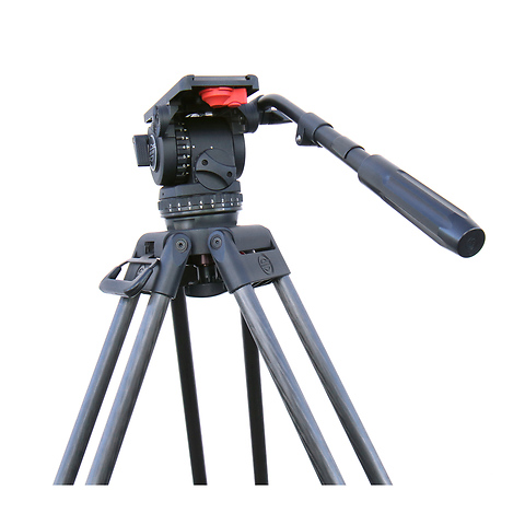 System Video 20 S1 Fluid Head HD w/Carbon Fiber Tripod Legs - Pre-Owned Image 3