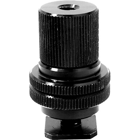 Hot Shoe Adapter 3/8 in.-1/4 in. with Barrel Adapter Image 0