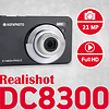 Realishot DC8300 Compact Digital Camera (Silver) Thumbnail 1