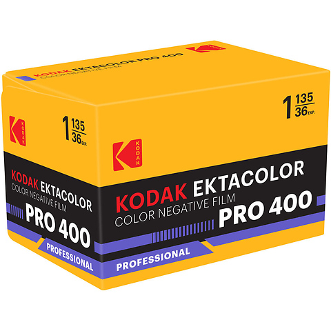 Ektacolor Pro 400 Color Negative Film (35mm Roll Film, 36 Exposures) Image 0