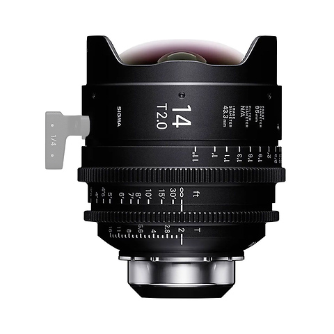 High Speed Prime 14mm T2 Cine Lens PL Mount Imperial Markings - Pre-Owned Image 1