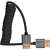 Coiled High-Speed HDMI 2.0 Braided Cable (12 to 24 in., Raven Black) Thumbnail 0
