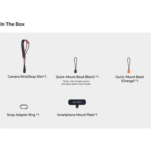 Camera Wrist Strap Slim (Vintage Midnight Black) Image 1