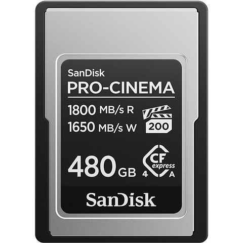 480GB PRO-CINEMA CFexpress Type A Memory Card Image 0