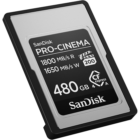 480GB PRO-CINEMA CFexpress Type A Memory Card Image 1