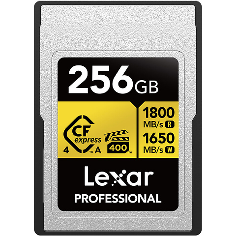 256GB Professional GOLD CFexpress 4.0 Type A Memory Card Image 0