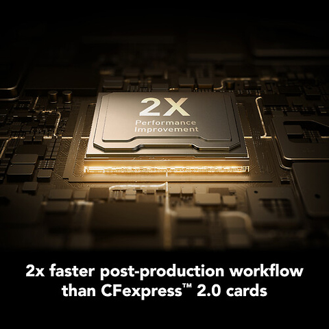 256GB Professional GOLD CFexpress 4.0 Type A Memory Card Image 3