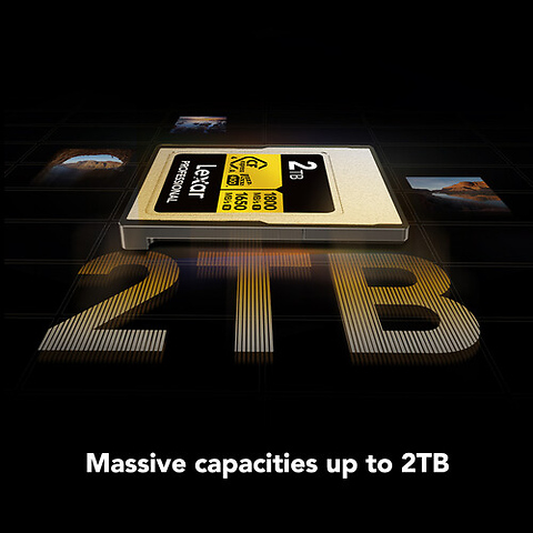 512GB Professional GOLD CFexpress 4.0 Type A Memory Card Image 5