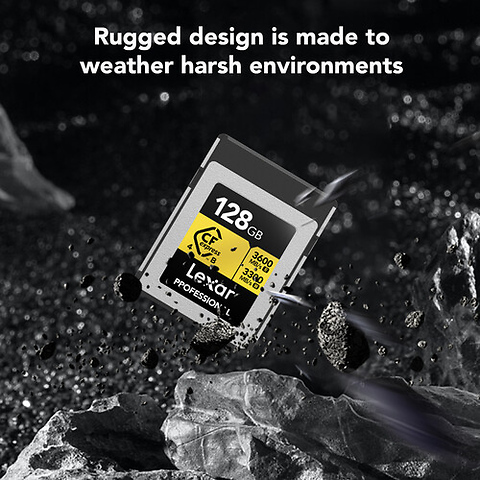 128GB Professional GOLD CFexpress 4.0 Type B Memory Card Image 4