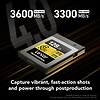 128GB Professional GOLD CFexpress 4.0 Type B Memory Card Thumbnail 1