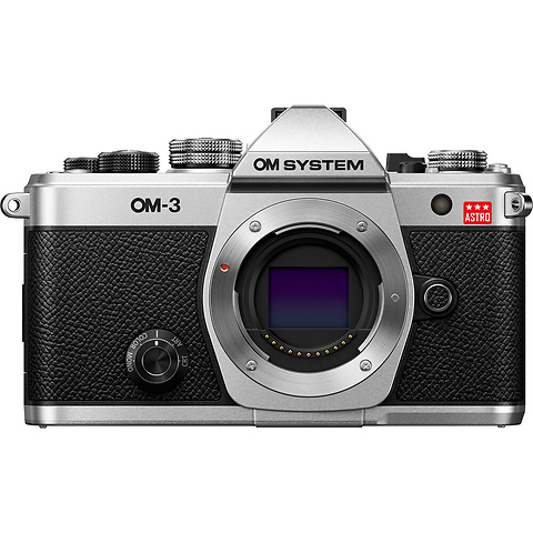 OM-3 ASTRO Mirrorless Digital Camera Body (Silver) Image 0
