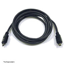 6ft. Firewire IEEE 1394 4Pin to 4Pin Black Cable Image 0